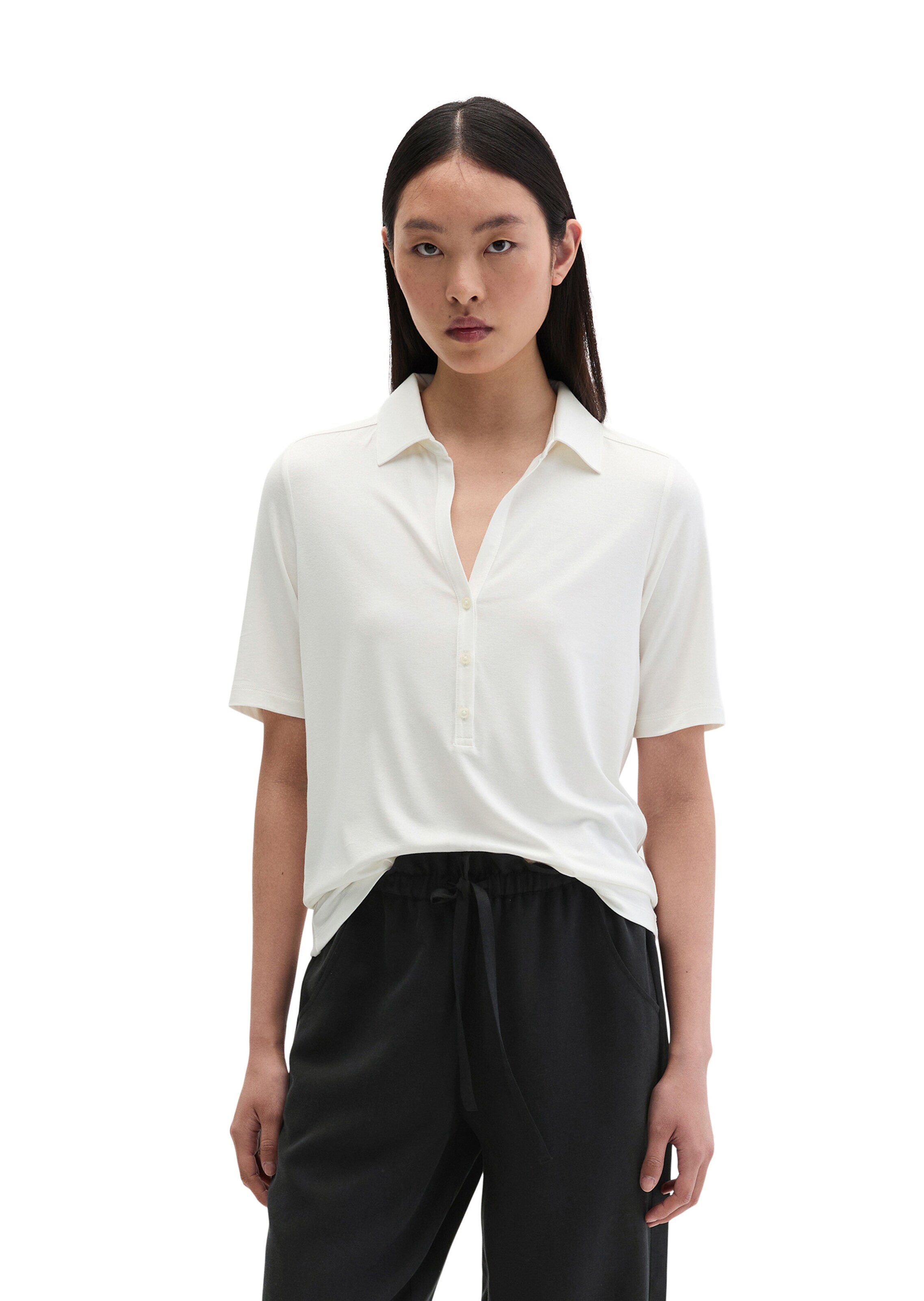 Marc O'Polo Shirt in Weiß: Vorderseite