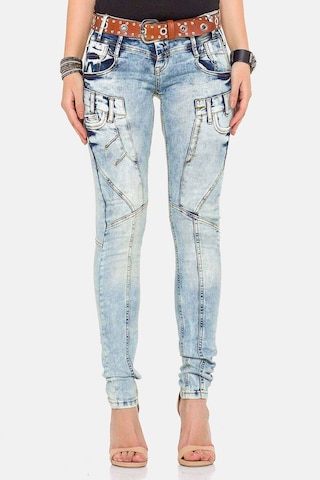 CIPO & BAXX Slim fit Jeans in Blue: front