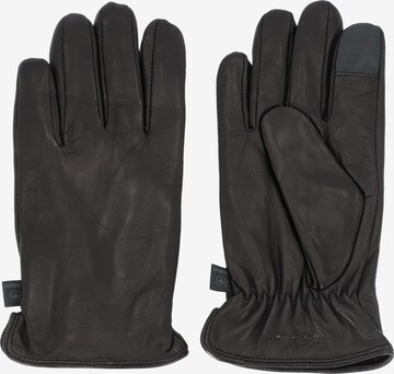 STRELLSON Full Finger Gloves in Black: front