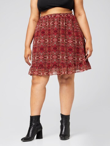Jupe 'Evie' Guido Maria Kretschmer Curvy en rouge : devant