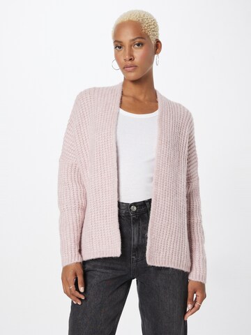 Herrlicher Knit cardigan 'Alissa' in Pink: front