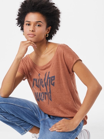 BE EDGY Shirts 'Mathea' i orange: forside