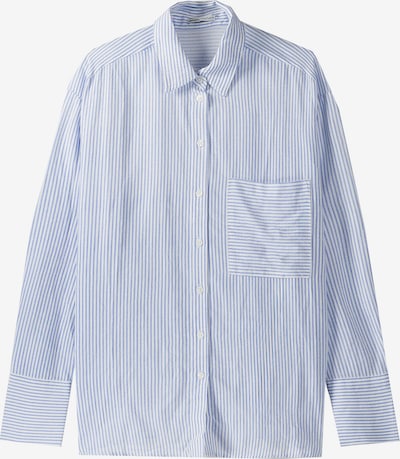 Bershka Bluse in hellblau / weiß, Produktansicht