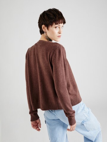 VILA Strickjacke 'RIL' in Braun