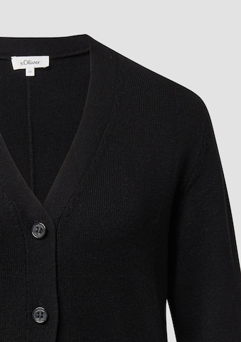 Cardigan s.Oliver en noir