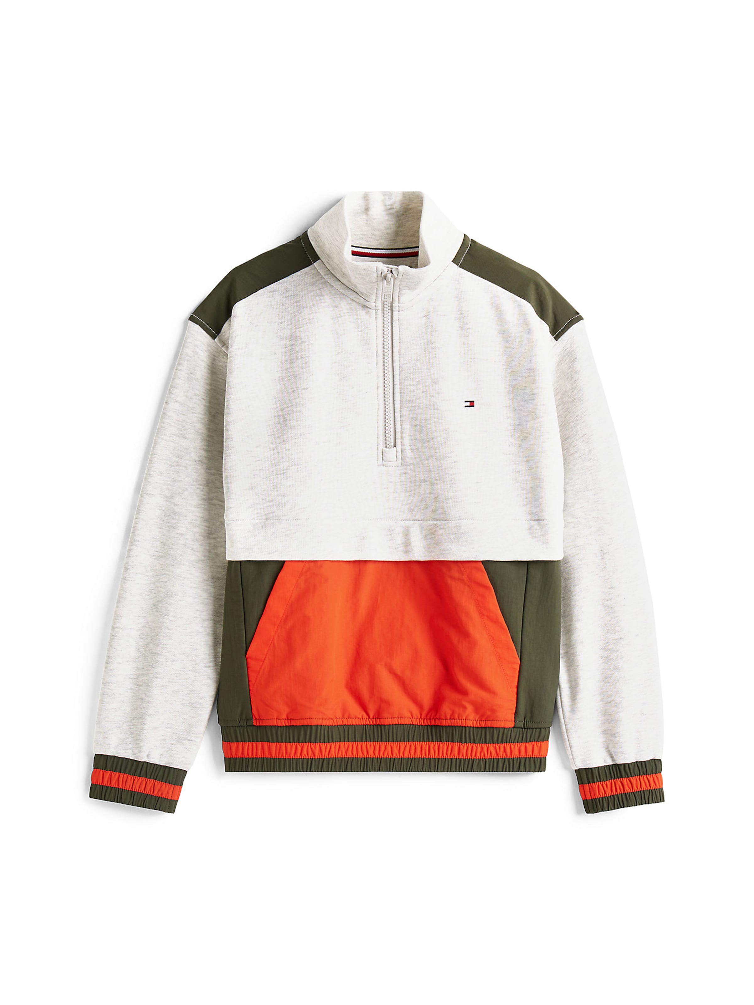 TOMMY HILFIGER Sweatshirt in Grau: Vorderseite