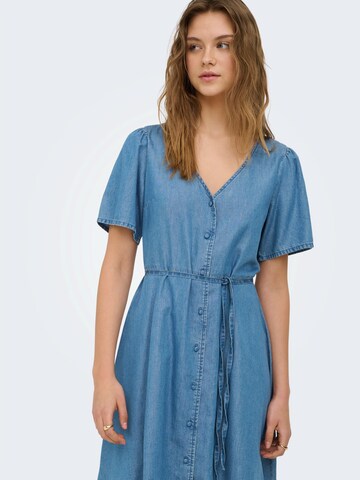 ONLY Blusekjole 'ONLEVIDA-BEA' i blå