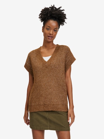 Cartoon Sweater in Brown: front