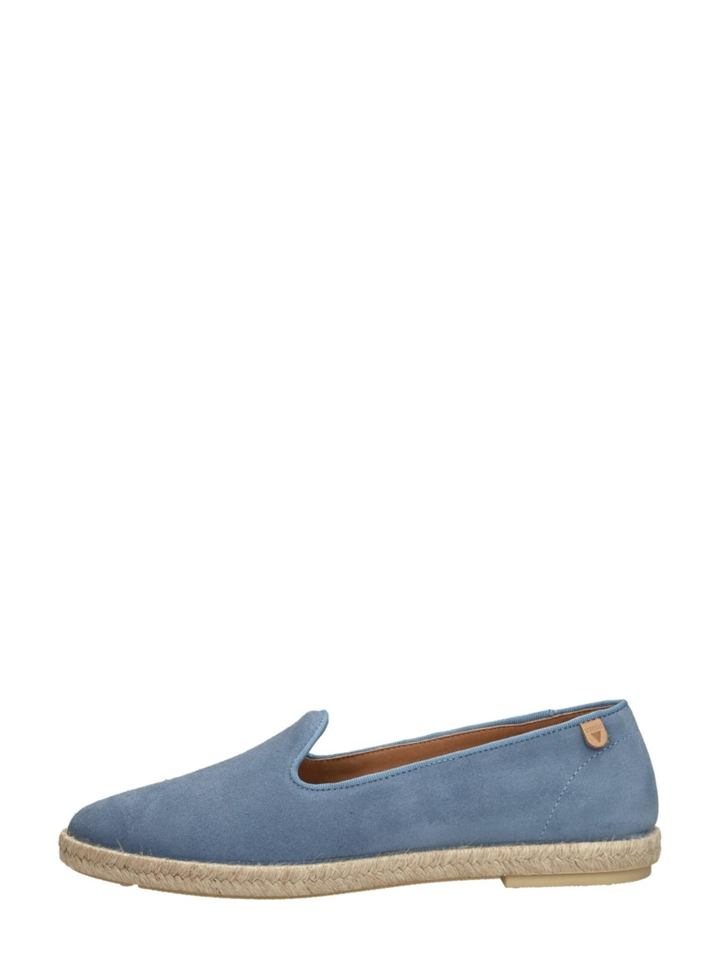 VERBENAS Instappers 'Kasie' in Blauw: voorkant