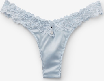 INTIMISSIMI Slip 'Silky Flowers' in Blau: Vorderseite