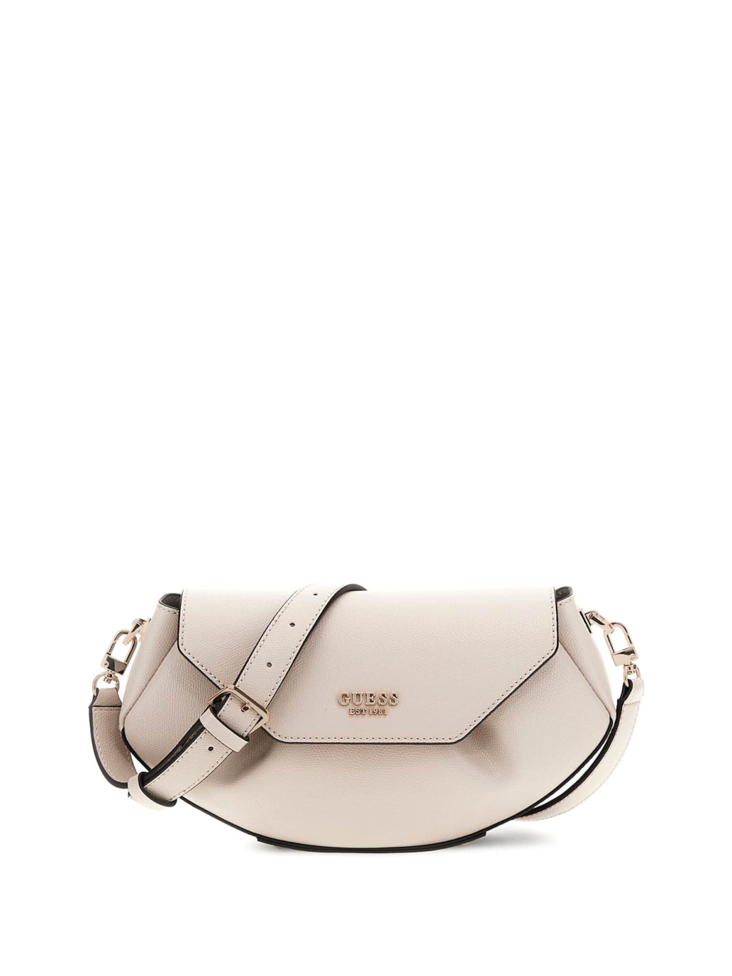 Sac à bandoulière 'Guess Sac Bandoulière Noelle Girlfriend Sa Light Taupe BG789820' GUESS en marron : devant