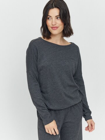 mazine Shirt ' Celeste Longsleeve ' in Grey: front