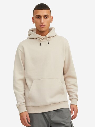 JACK & JONES Sweatshirt 'Bradley' in Beige: voorkant