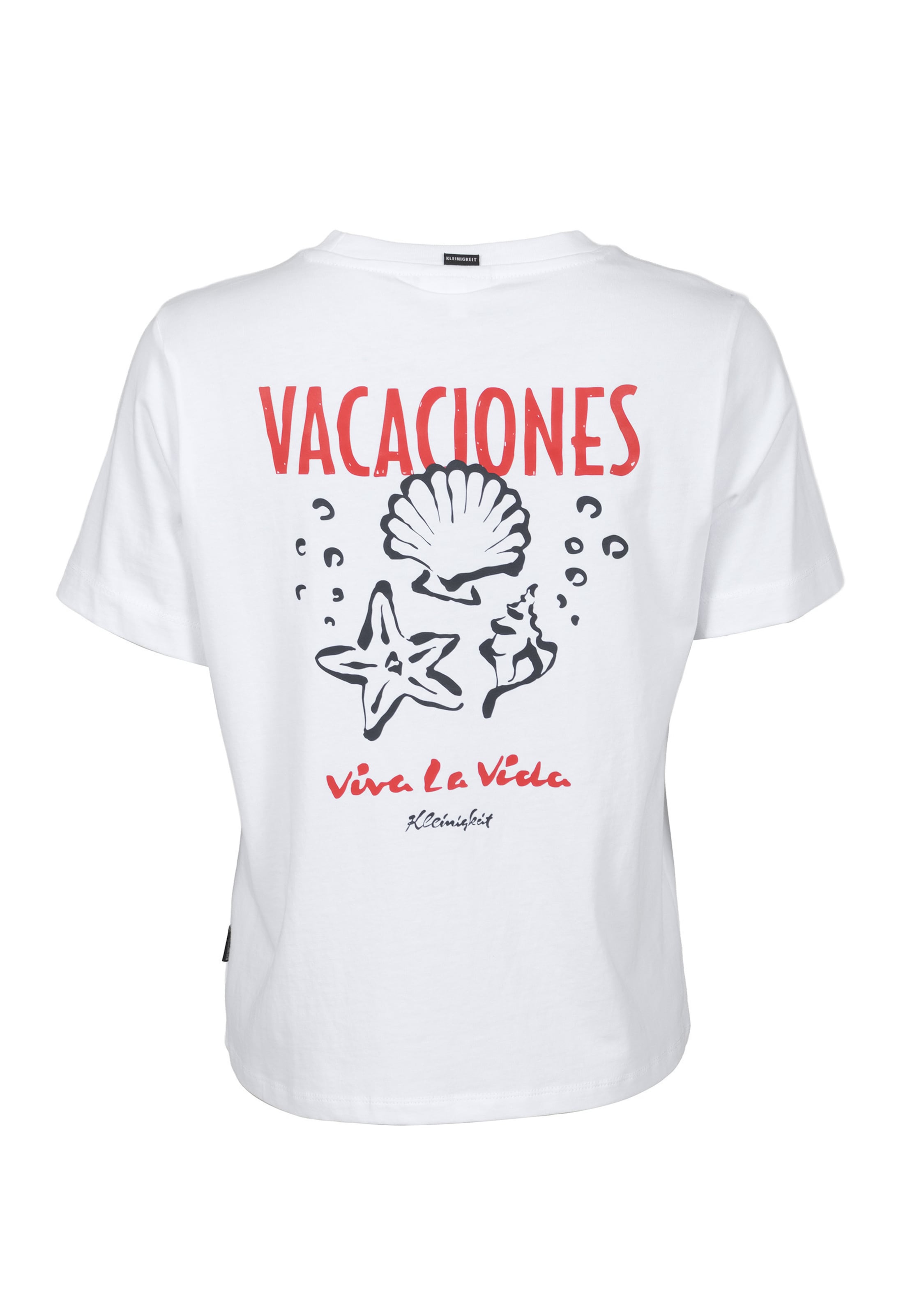 Kleinigkeit - Camiseta 'Vacaciones' en blanco