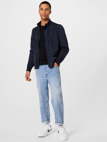 Veste mi-saison 'Studio Harrington' Superdry en bleu