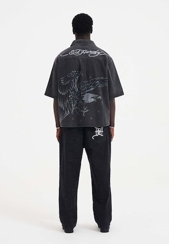 Ed Hardy Μπλουζάκι 'Adler und Sterne' σε μαύρο