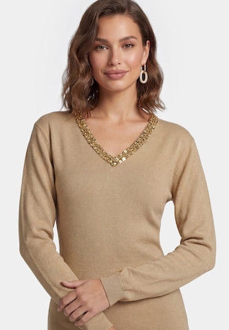 faina - Vestido en beige