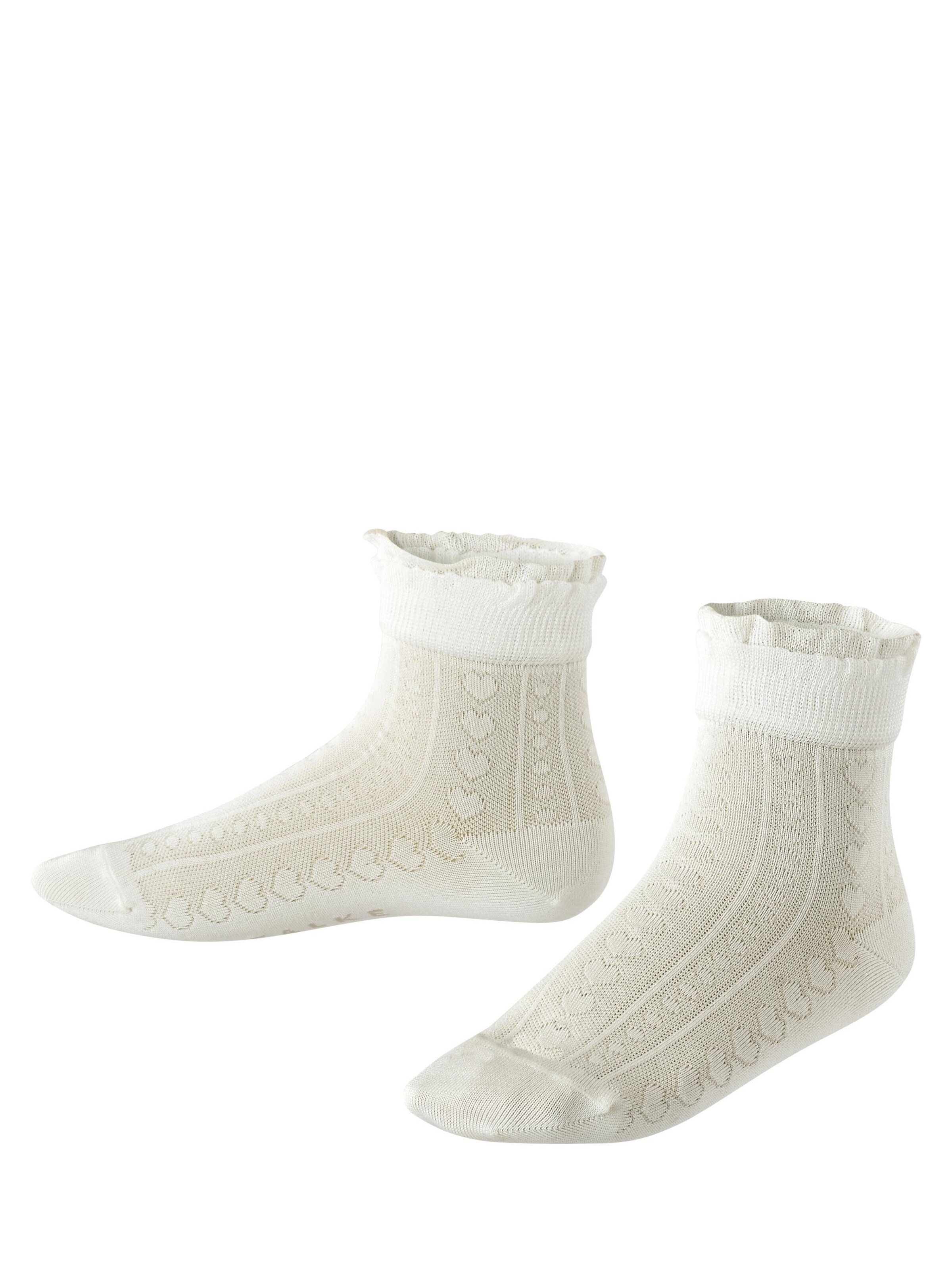 FALKE Socken 'Romantic Net'‌‌‌‌‌‌‌‌ in Weiß