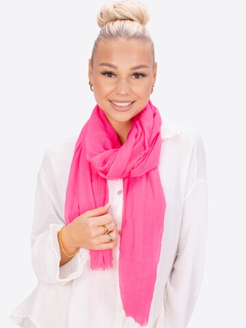 Écharpe 'Alessandra' Seasons of April en rose : devant