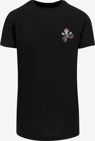 F4NT4STIC Shirt 'Tom And Jerry TV Serie Frankenstein Tom' in Black: front