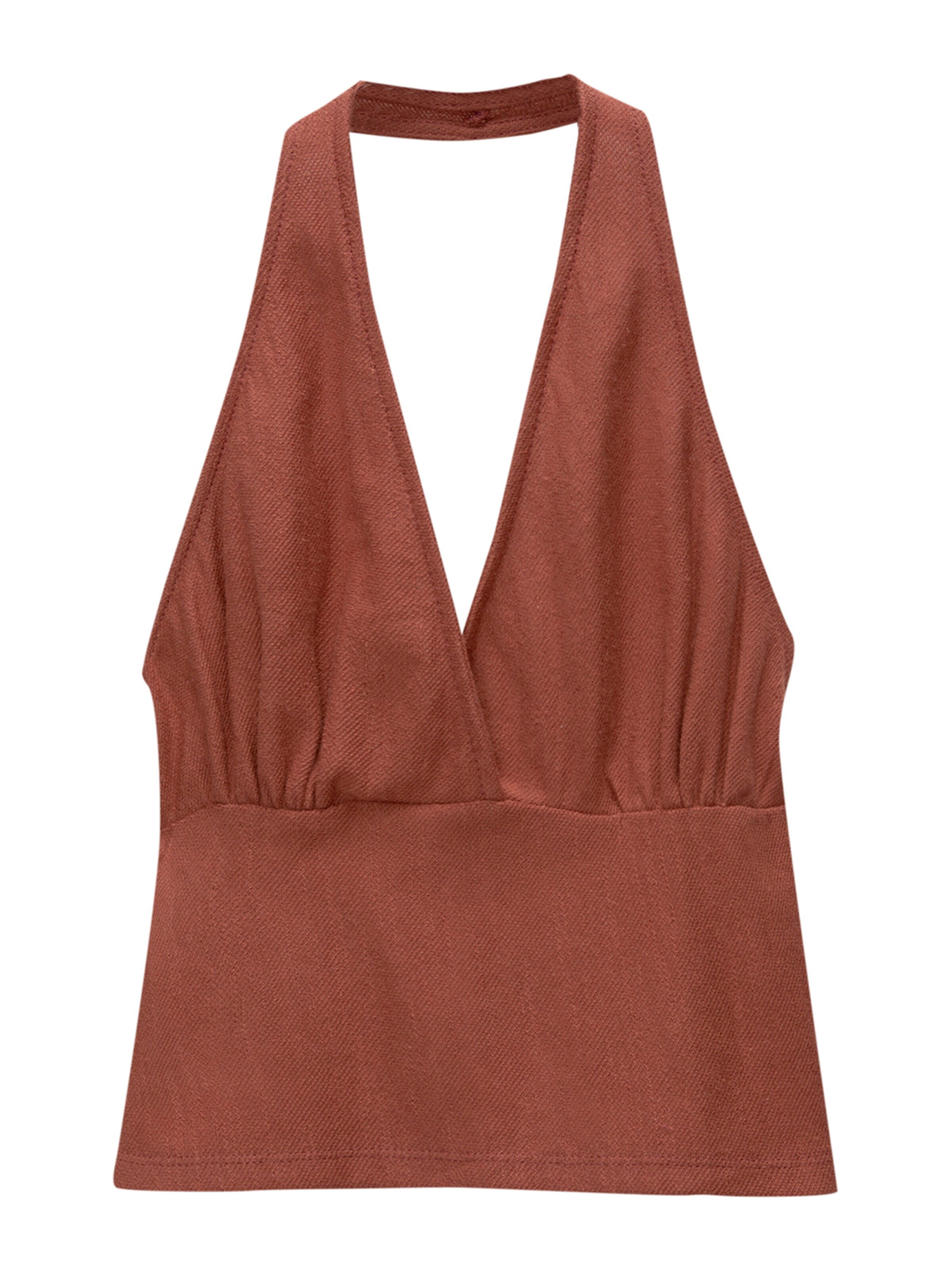 Pull&Bear Top in Brown: front