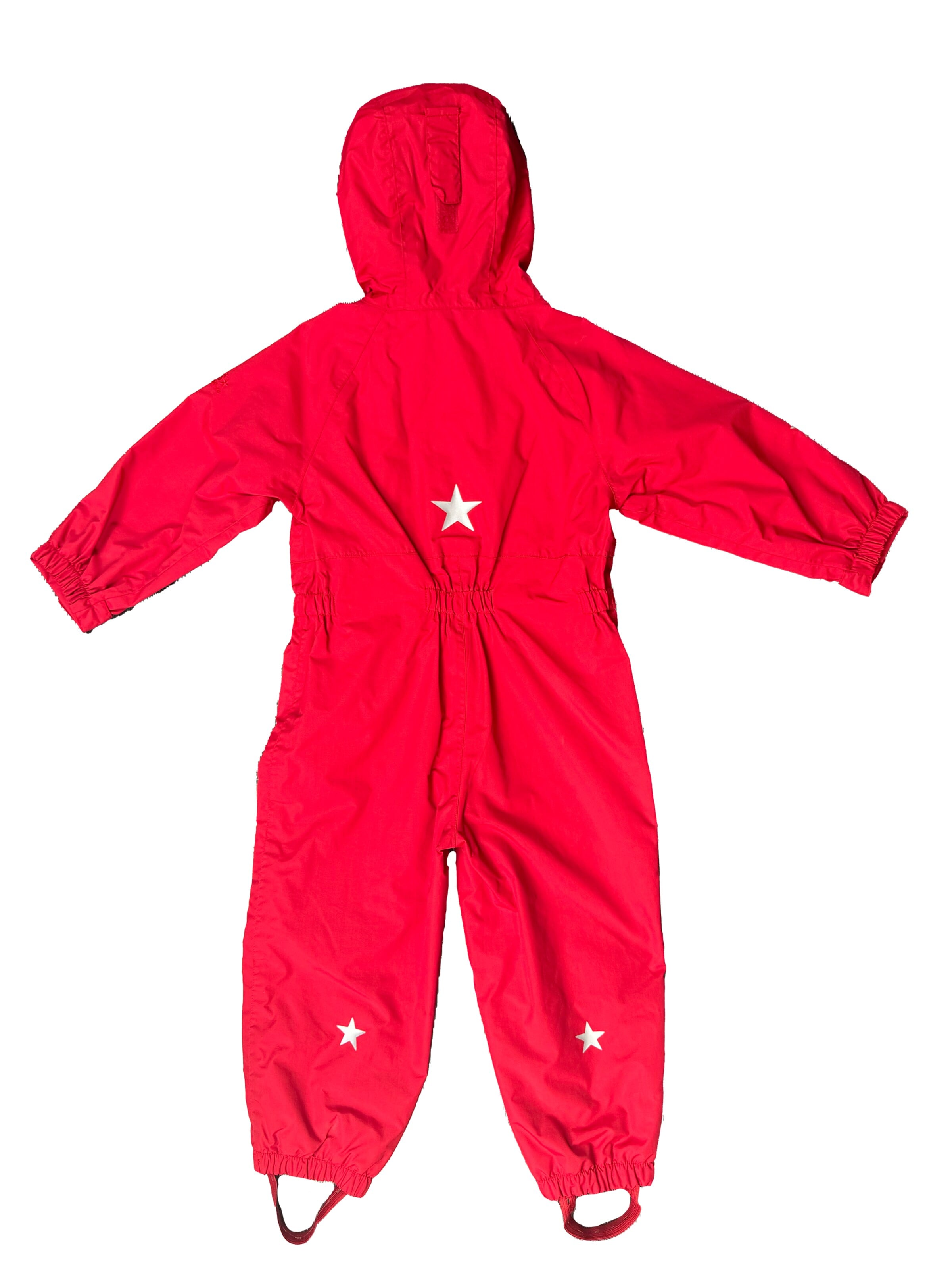 BMS Dungarees 'BabyToddds Rain' in Red