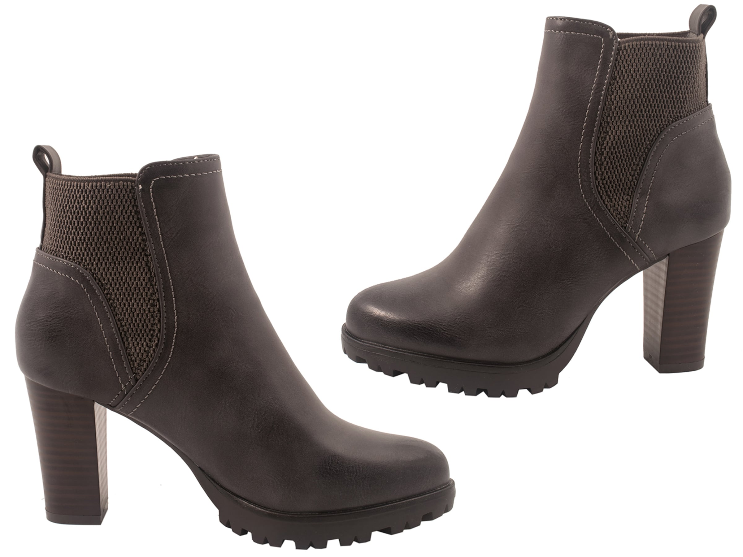 Elara Ankelstøvler i grå