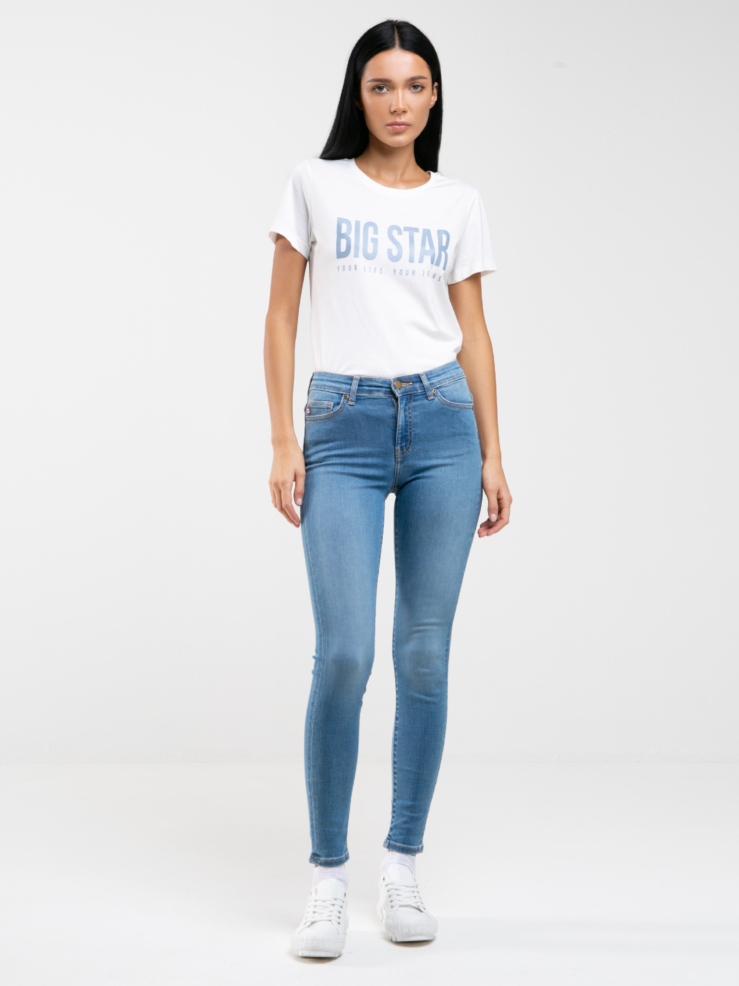 BIG STAR Skinny Jeans ADELA in Blue Denim ABOUT YOU