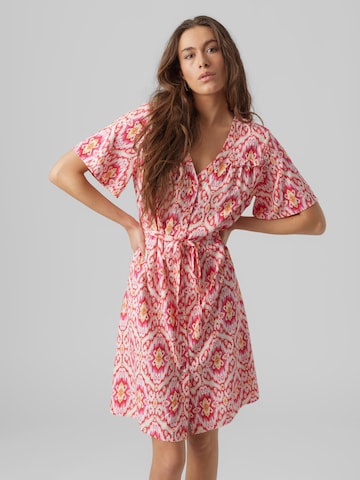 VERO MODA Shirt dress 'SIFA' in Pink: front