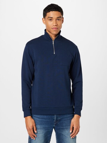 By Garment Makers Sweatshirt 'Marlon'  (GOTS) in Blau: predná strana