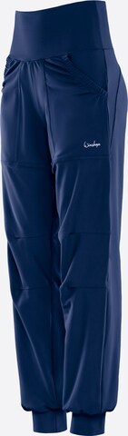 mėlyna Winshape Siaurėjantis Sportinės kelnės 'LEI101C'