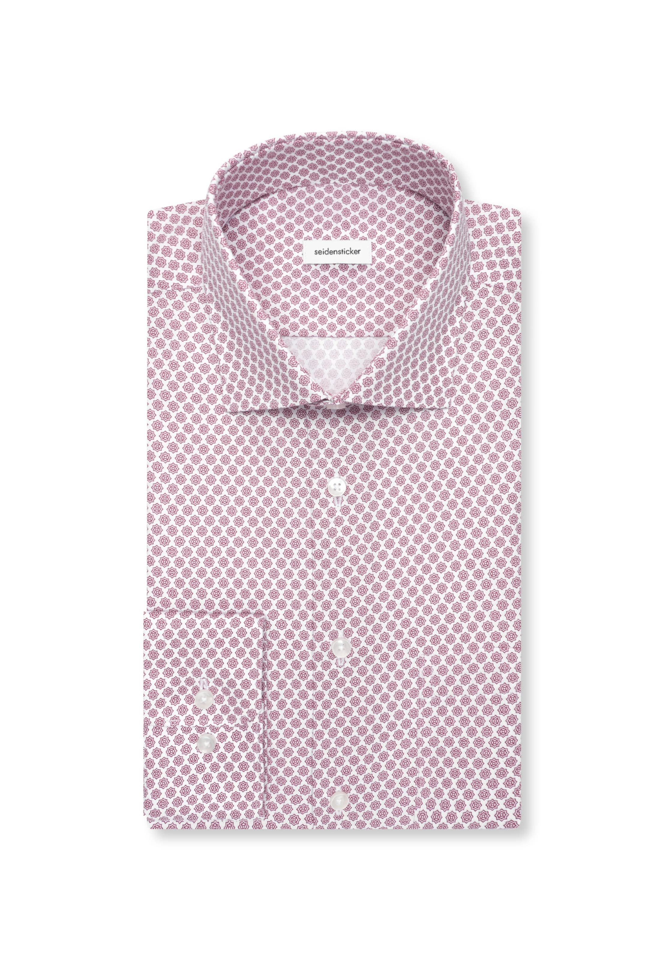 Coupe regular Chemise business 'Schwarze Rose' SEIDENSTICKER en rose : devant