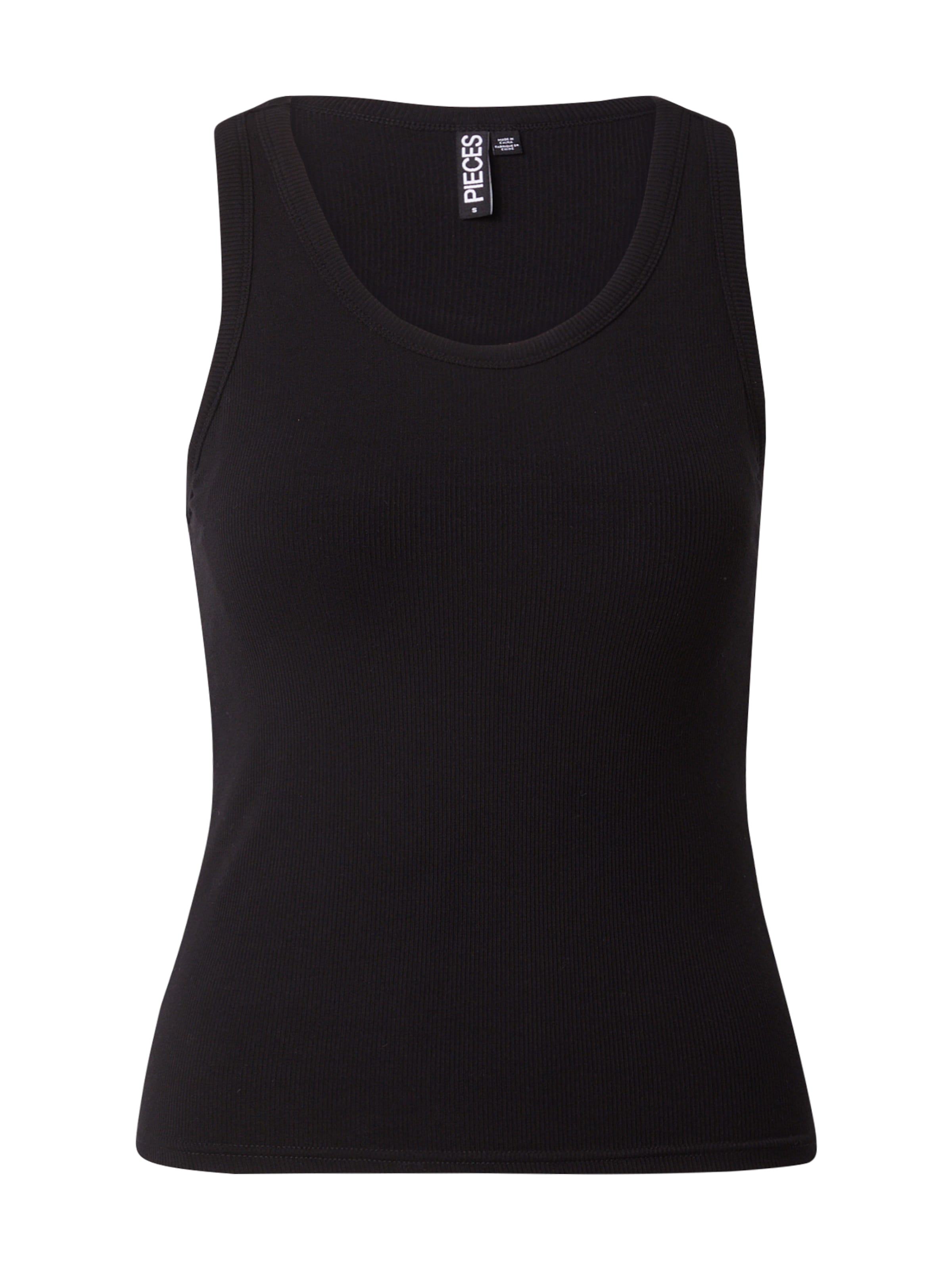 PIECES Haut 'ANIBI' en noir, Vue avec produit