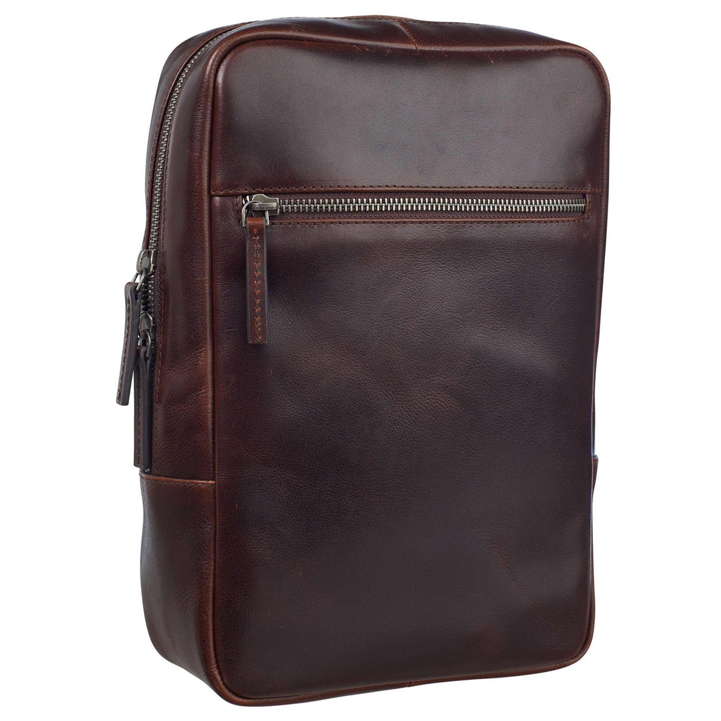 Sac à bandoulière 'Roma' LEONHARD HEYDEN en marron : devant