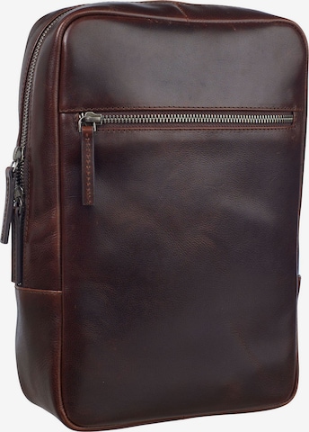 LEONHARD HEYDEN Crossbody Bag 'Roma' in Brown: front