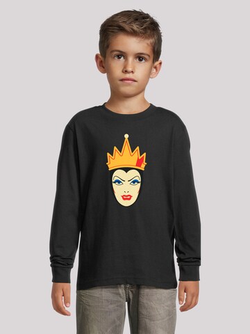 F4NT4STIC Shirt 'Disney Bösewichte Evil Queen' in Schwarz: Vorderseite