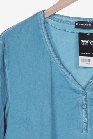 SAMOON T-Shirt 4XL in Blau