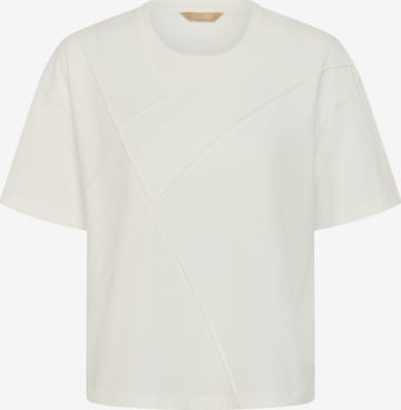 CULTURE - Camiseta 'CUStitch Amora' en blanco: frente