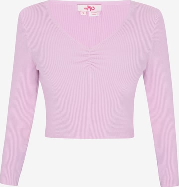 MYMO Pullover 'Comfy' in Lila: Vorderseite