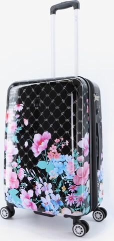 ELLE Suitcase 'Flower' in Mixed colors: front