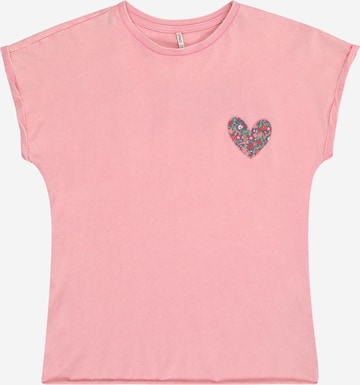 ONLY GIRLS T-Shirt in Pink: Vorderseite