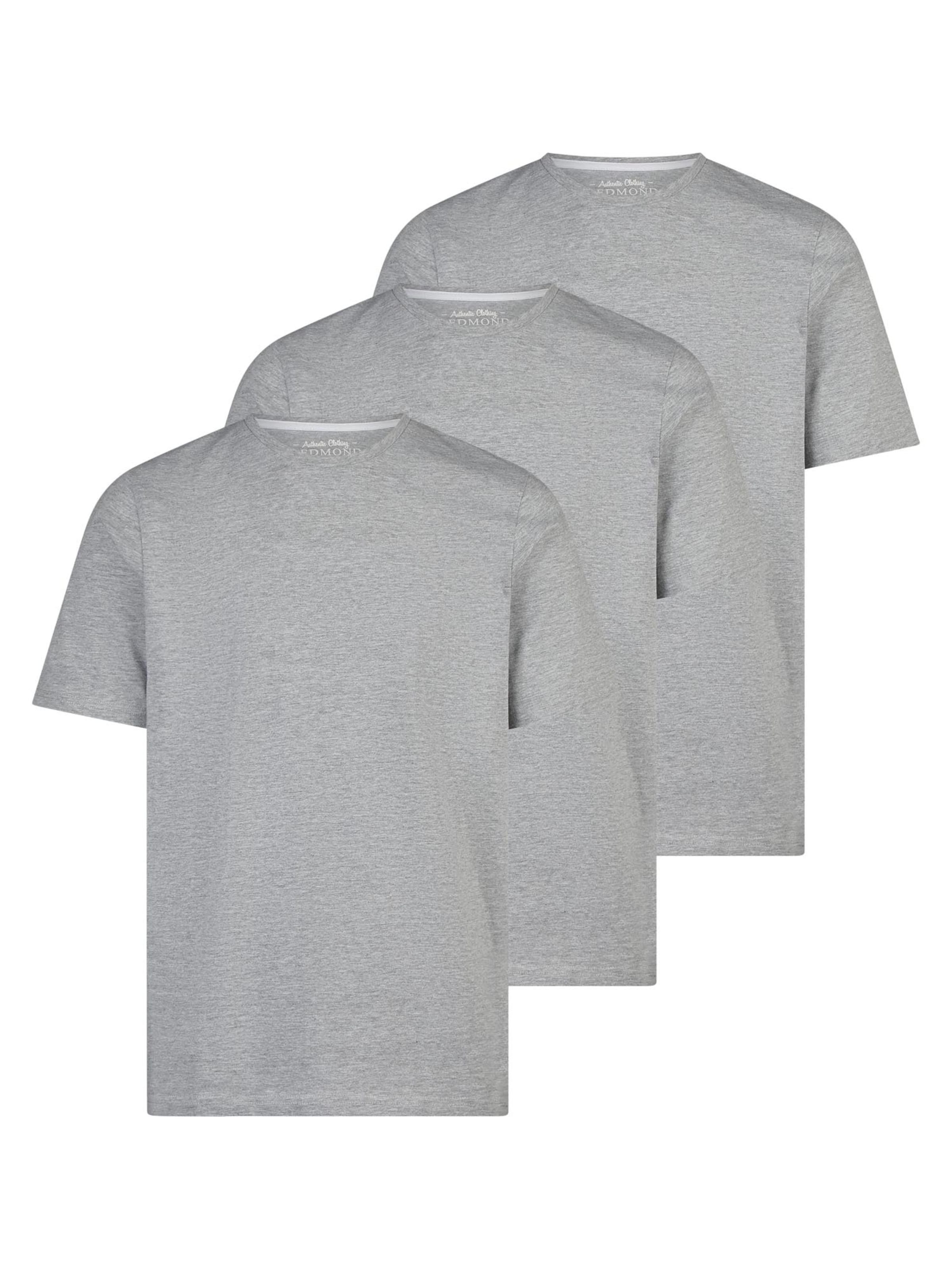redmond Shirt 'Basic' in Grey: front
