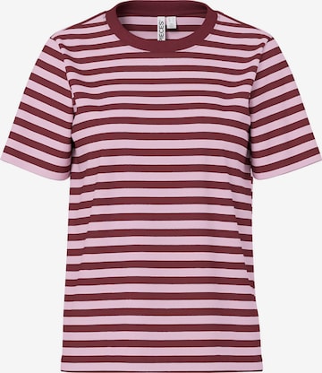 T-shirt 'PCRia' PIECES en rouge : devant