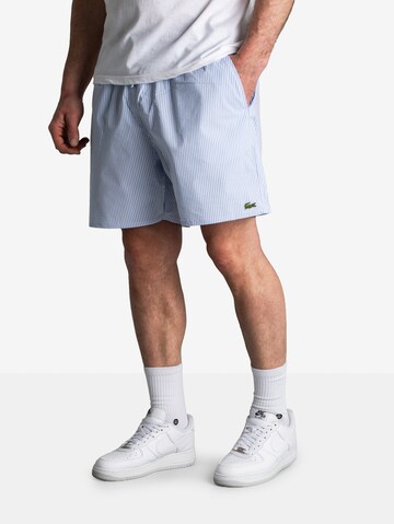 LACOSTE Regular Workout Pants in White