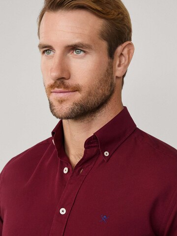 Hackett London Regular Fit Hemd 'Ess' in Rot