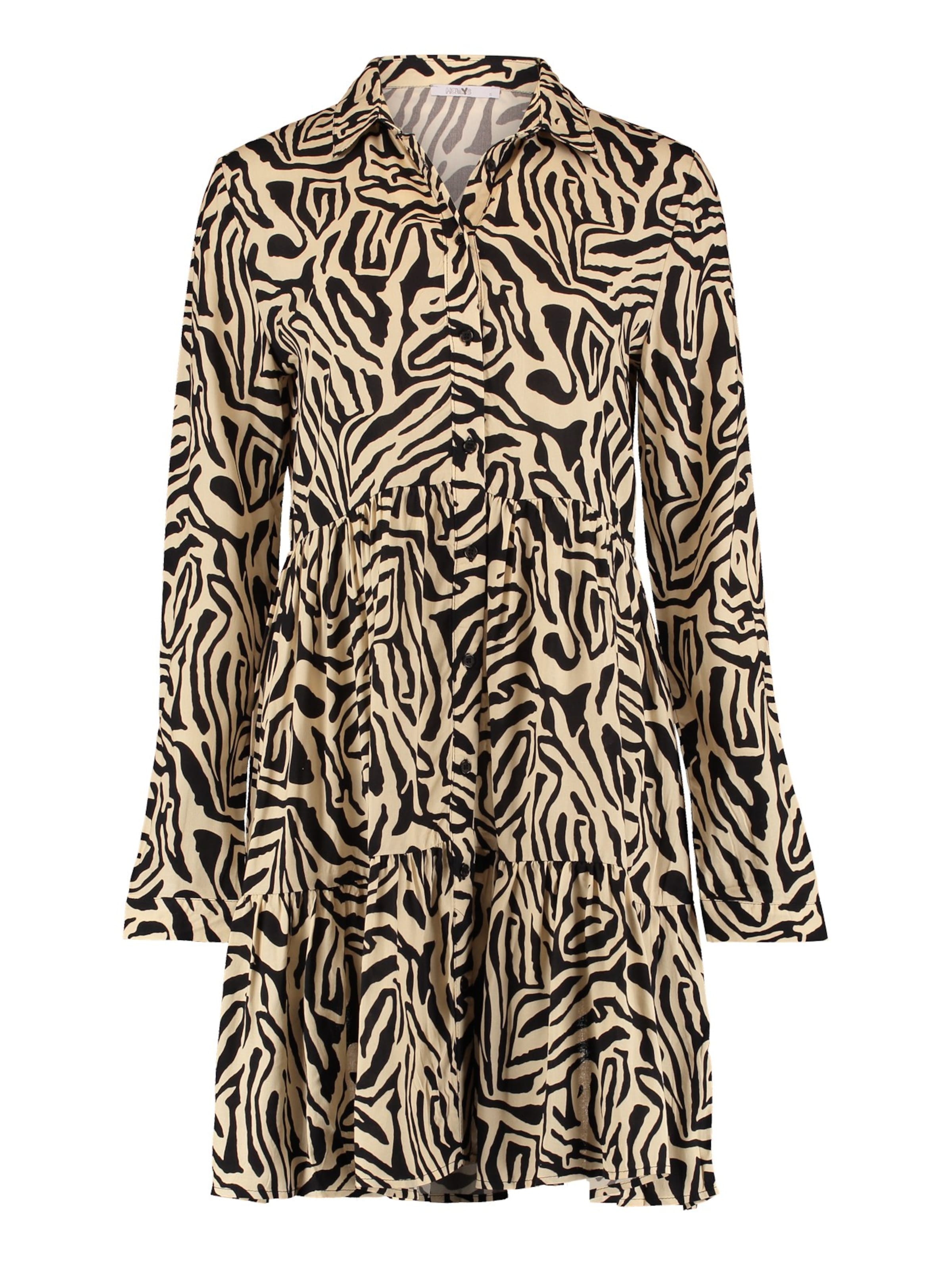 Hailys Платье-рубашка 'La44rissa' в Бежевый: спереди