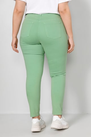 Coupe slim Pantalon Janet & Joyce en vert