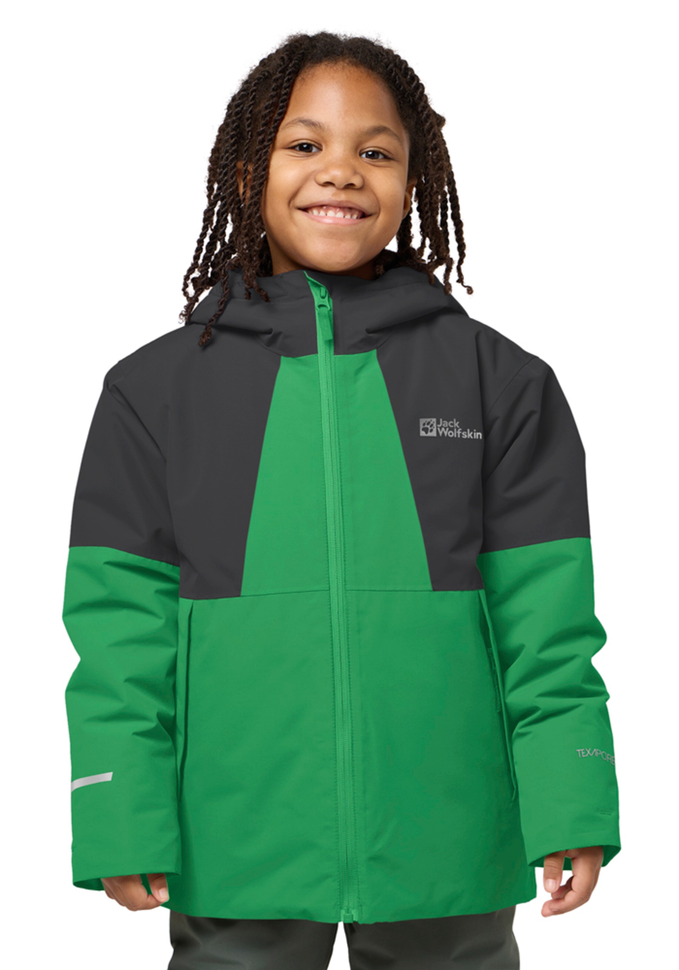 JACK WOLFSKIN Outdoor jacket in Green