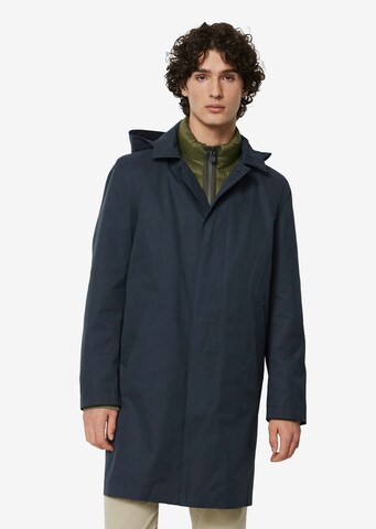 Marc O'Polo Between-Seasons Coat in Blue: front