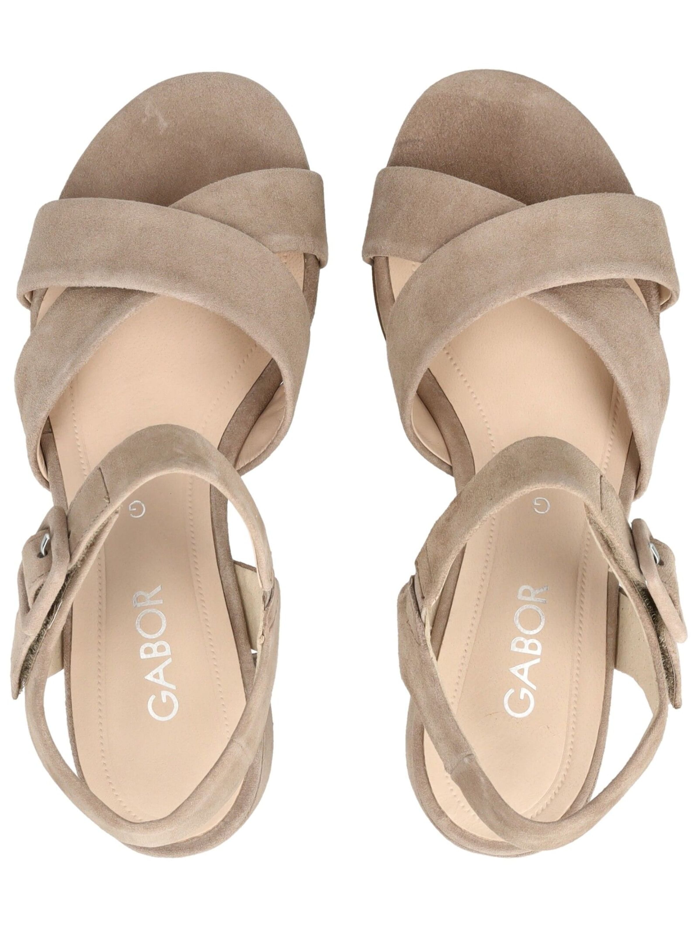 GABOR Sandalen met riem in Beige